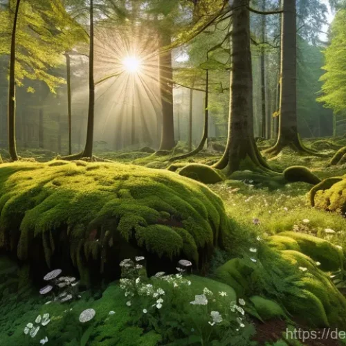 Home 29 생물종 기록의 과학적 가치 - **Vibrant Ecosystem Interconnectedness:**
A hyper-realistic, wide-angle shot of a vibrant, inter...