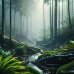 Home 16 생물종 관찰 기록 시스템의 유지보수 전략 - **Prompt:** A visually striking conceptual image depicting the "invisible dangers" threatening biodi...